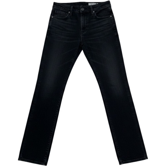 Ag Adriano Goldschmied Denim - AG Adriano Goldschmied High-Rise Stevie Ankle Jeans Dark Wash Slim Straight 26R